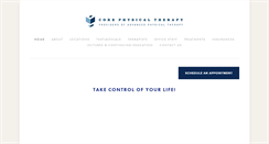 Desktop Screenshot of corephysicaltherapy.com